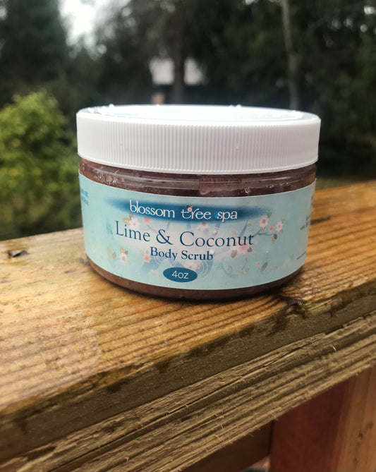 Lime & coconut scrub