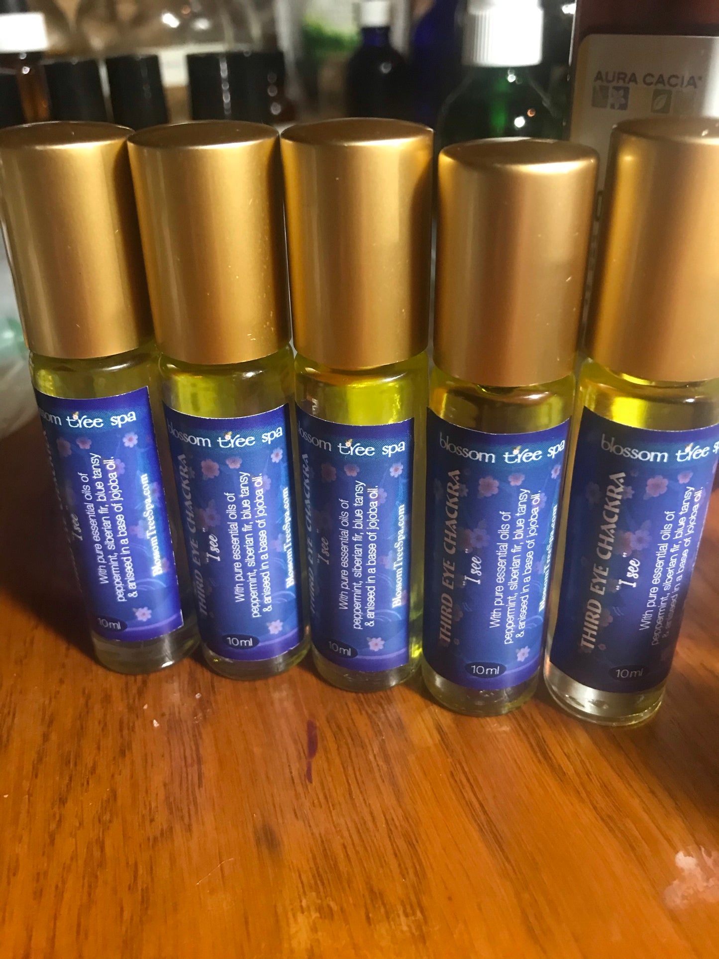 Third eye chakra roll-on