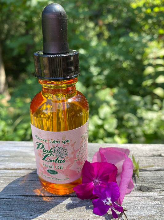 Pink lotus facial oil